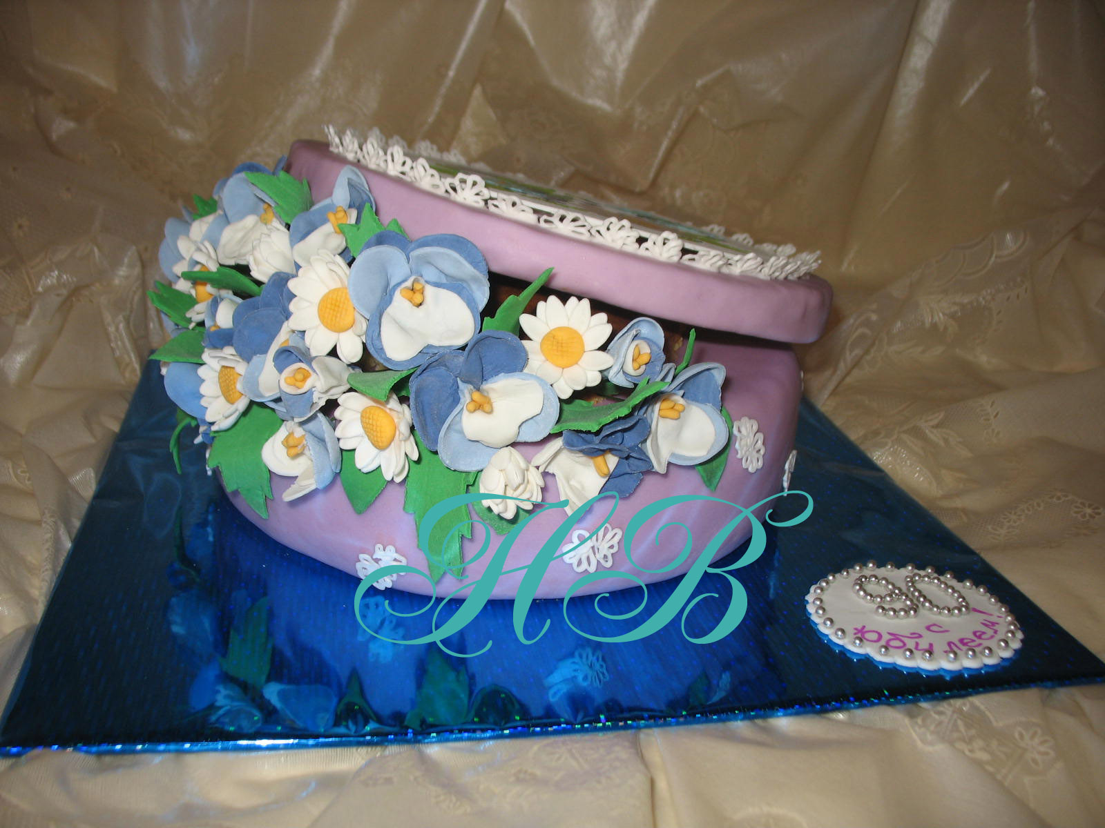 Оформление торта для женщины 70 лет на день рождения